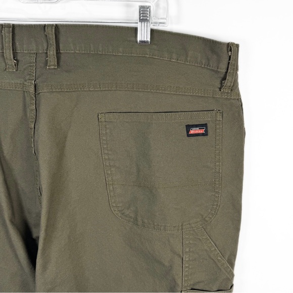 Dickies Mens Green Straight Leg Utility Pants 44x32 - Picture 5 of 8